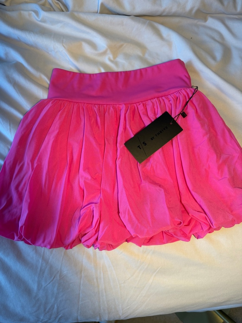 Thrive Hot Pink Circle Skater Skirt